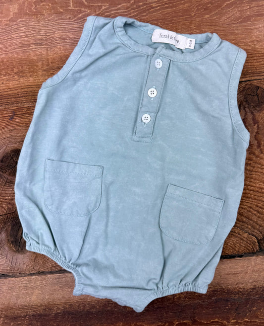Feral & Free 0-3M Tie Dye Romper