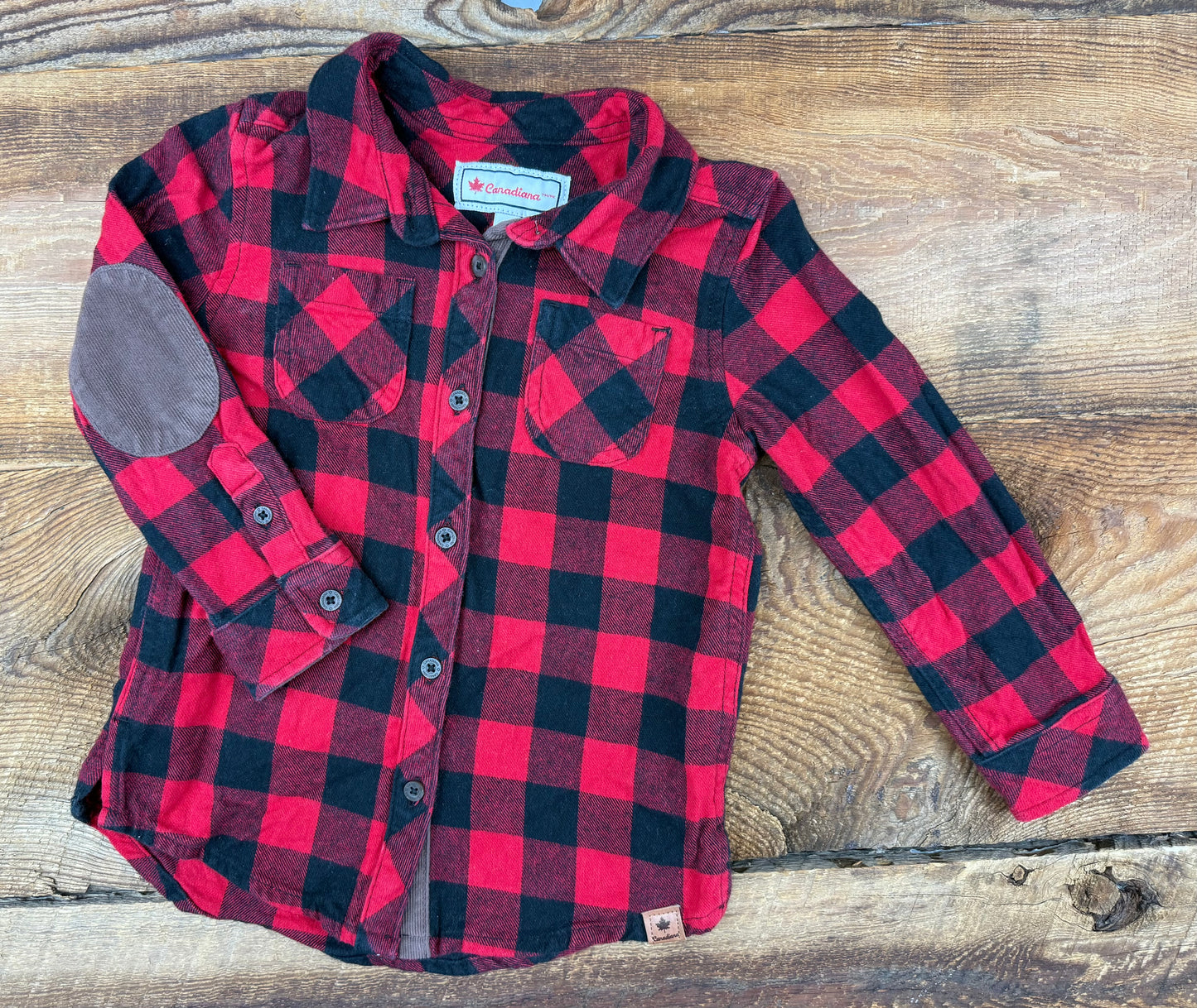 Canadiana 3T Flannel Shirt