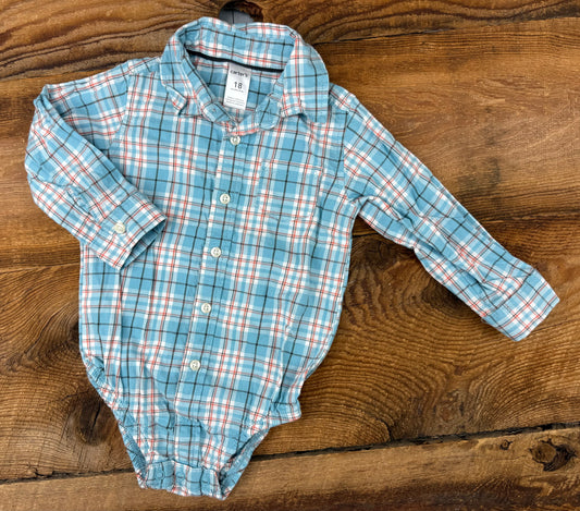 Carter’s 18M Plaid Onesie