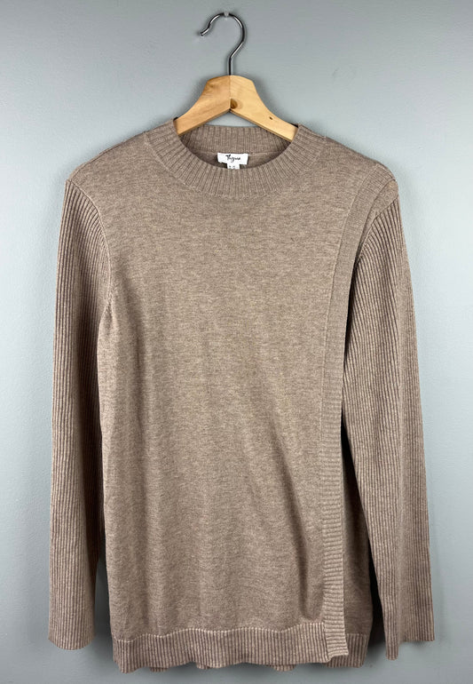 Thyme Maternity Large Nursing Knit Crewneck