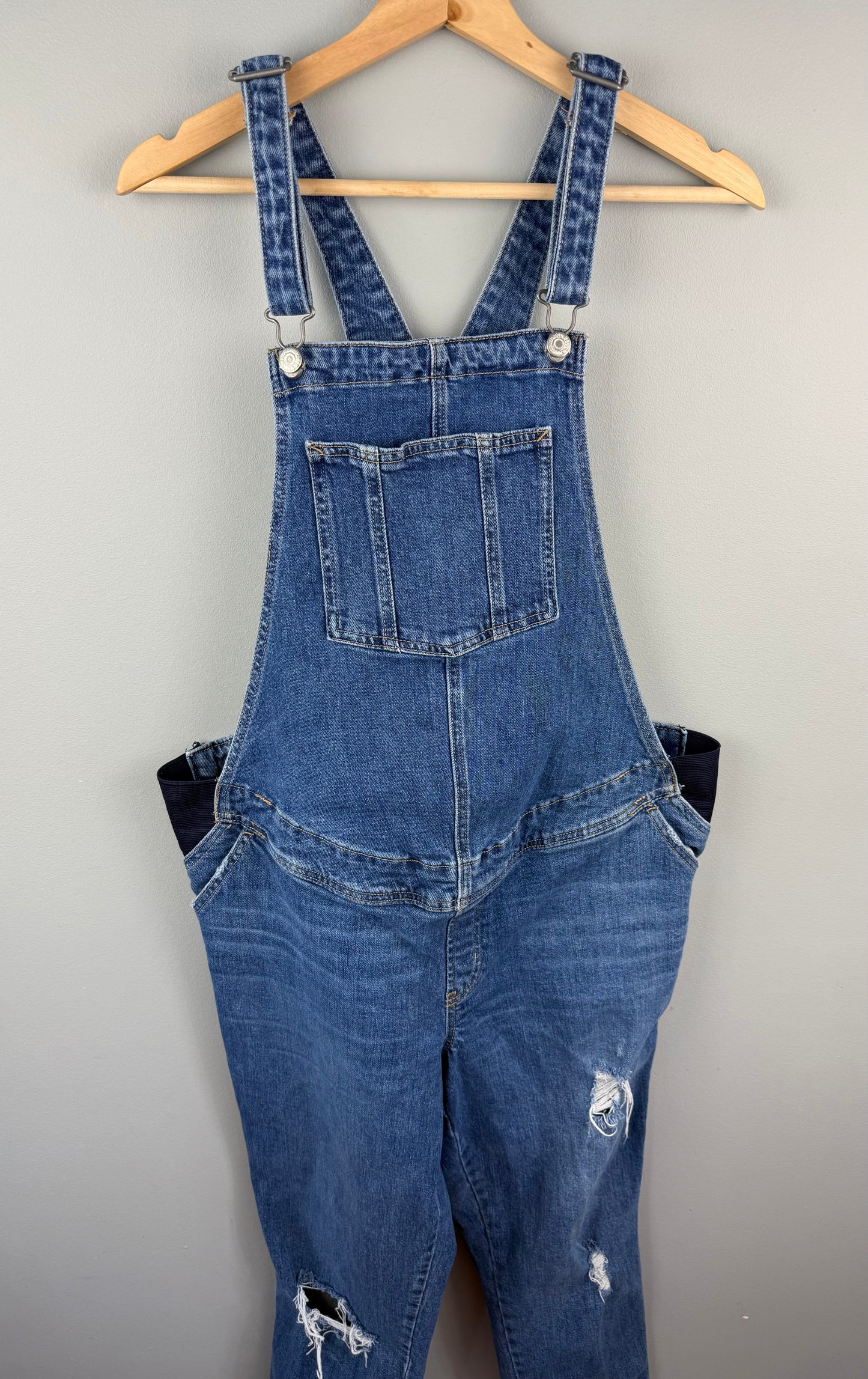 Old Navy Maternity 12 Long Jean Overalls