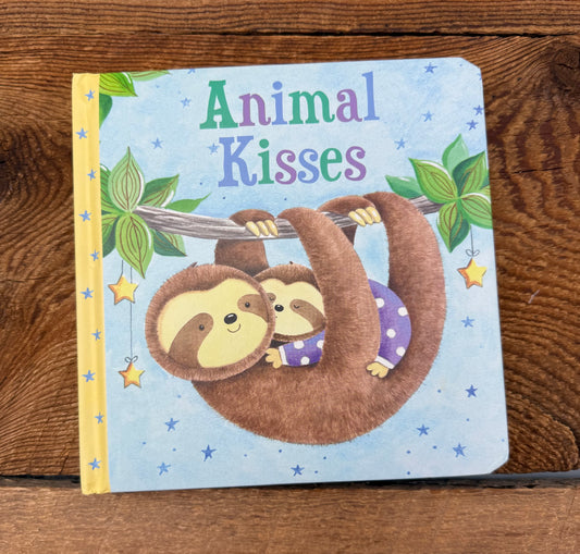 Animal Kisses Board Book