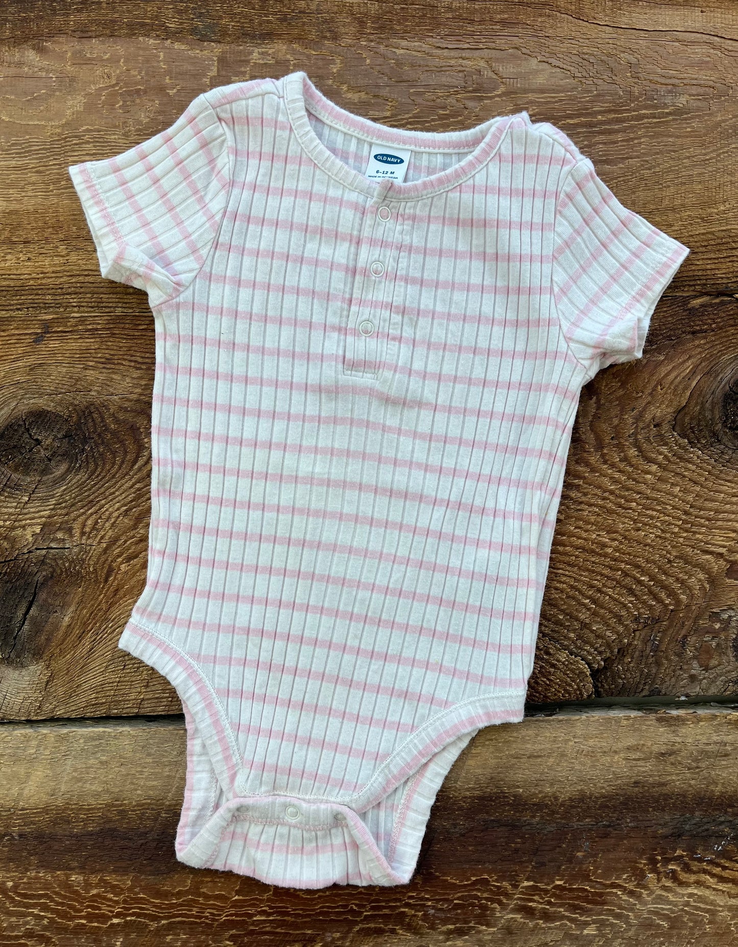 Old Navy 6-12M Ribbed Onesie