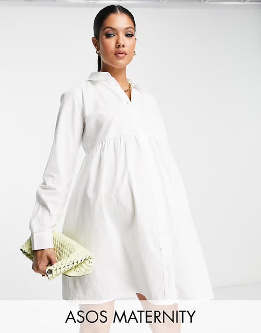 ASOS Maternity US 4 Button up Dress