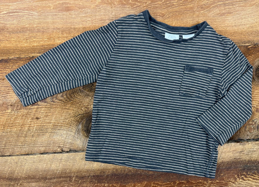 Zara 12-18M Striped Pocket Shirt