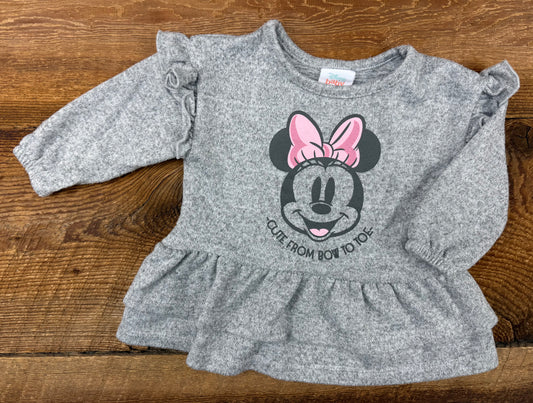 Disney 3-6M Minnie Shirt
