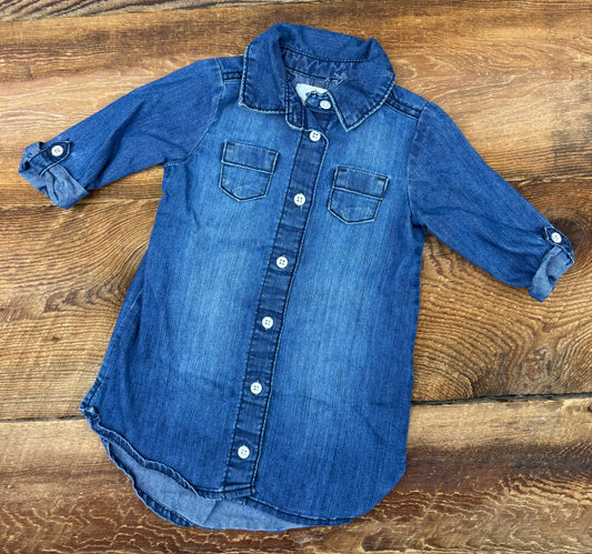 Old Navy 18-24M Jean Tunic Shirt