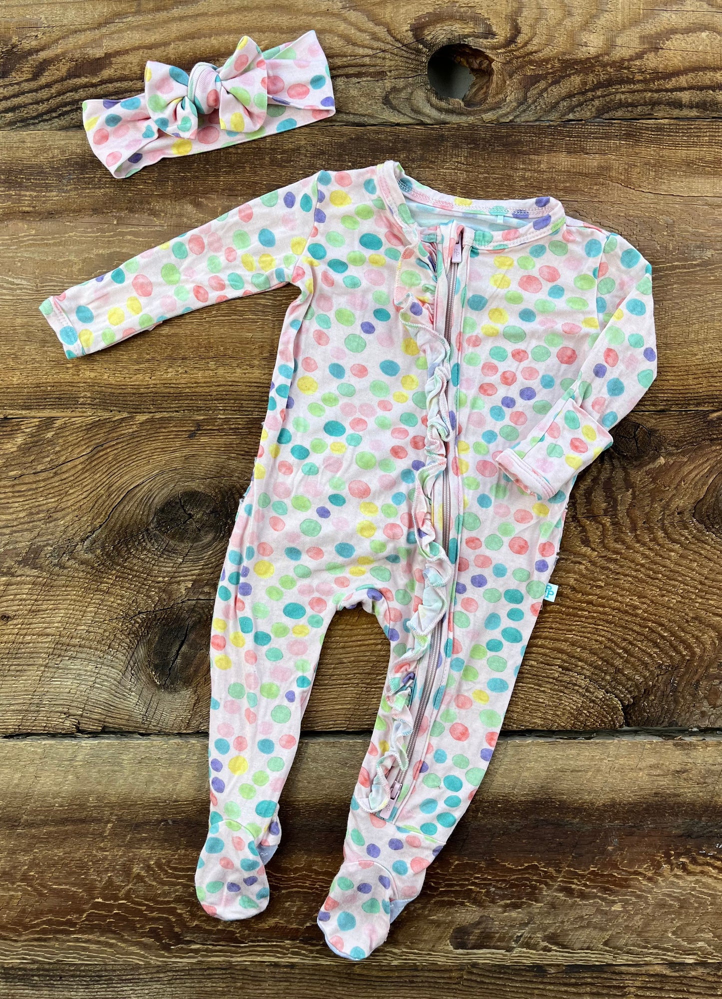 Posh Peanut NB Sleeper & Headband