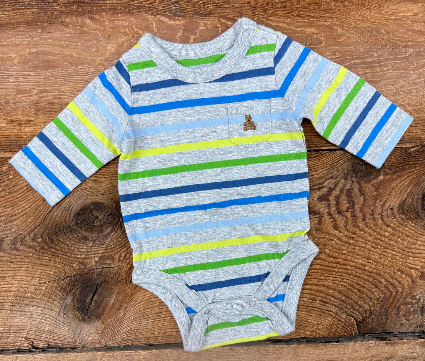 Gap 0-3M Striped Onesie