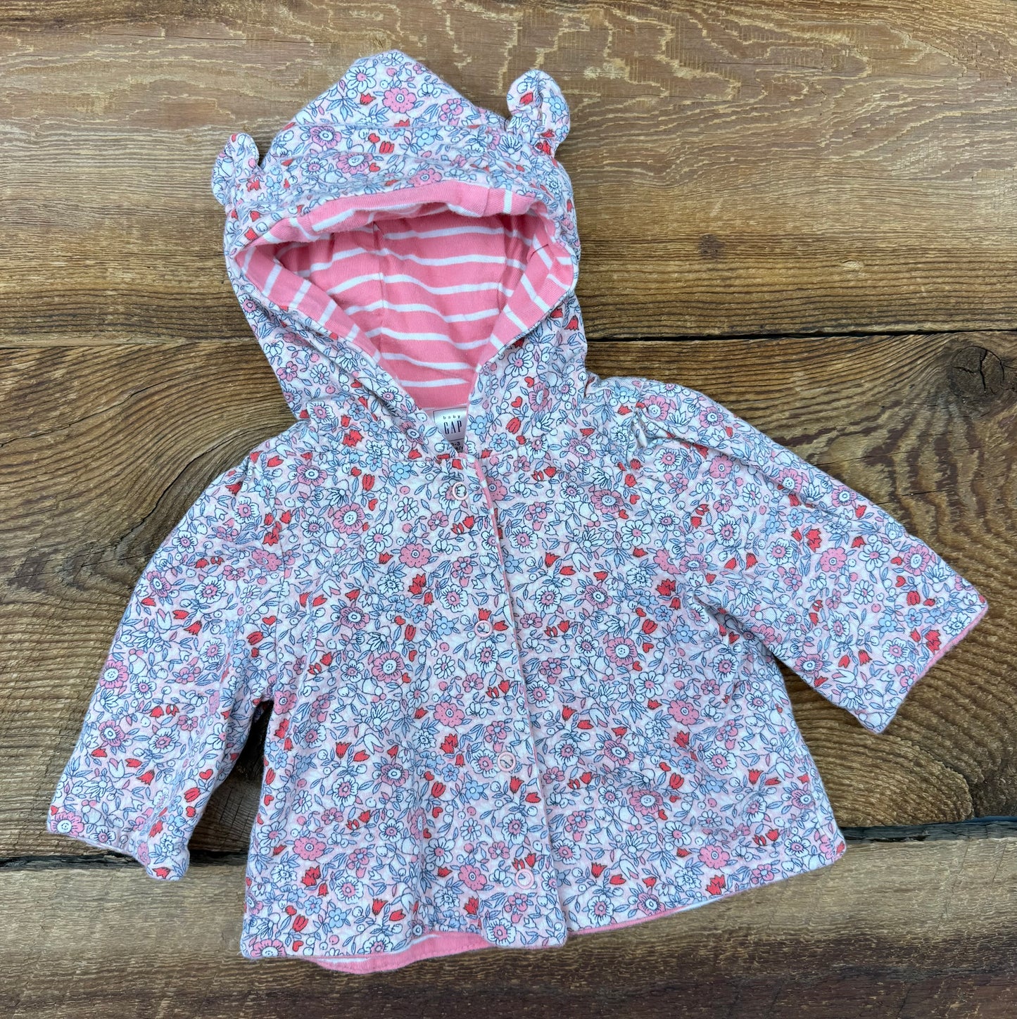Gap 0-3M Reversible Teddy Sweater
