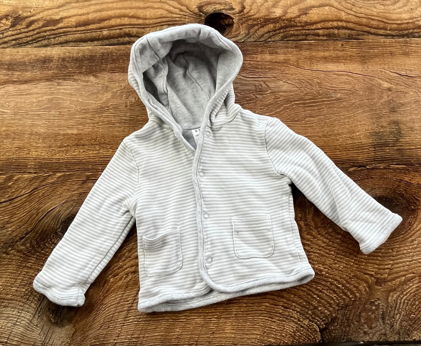 George 0-3M Reversible Sweater