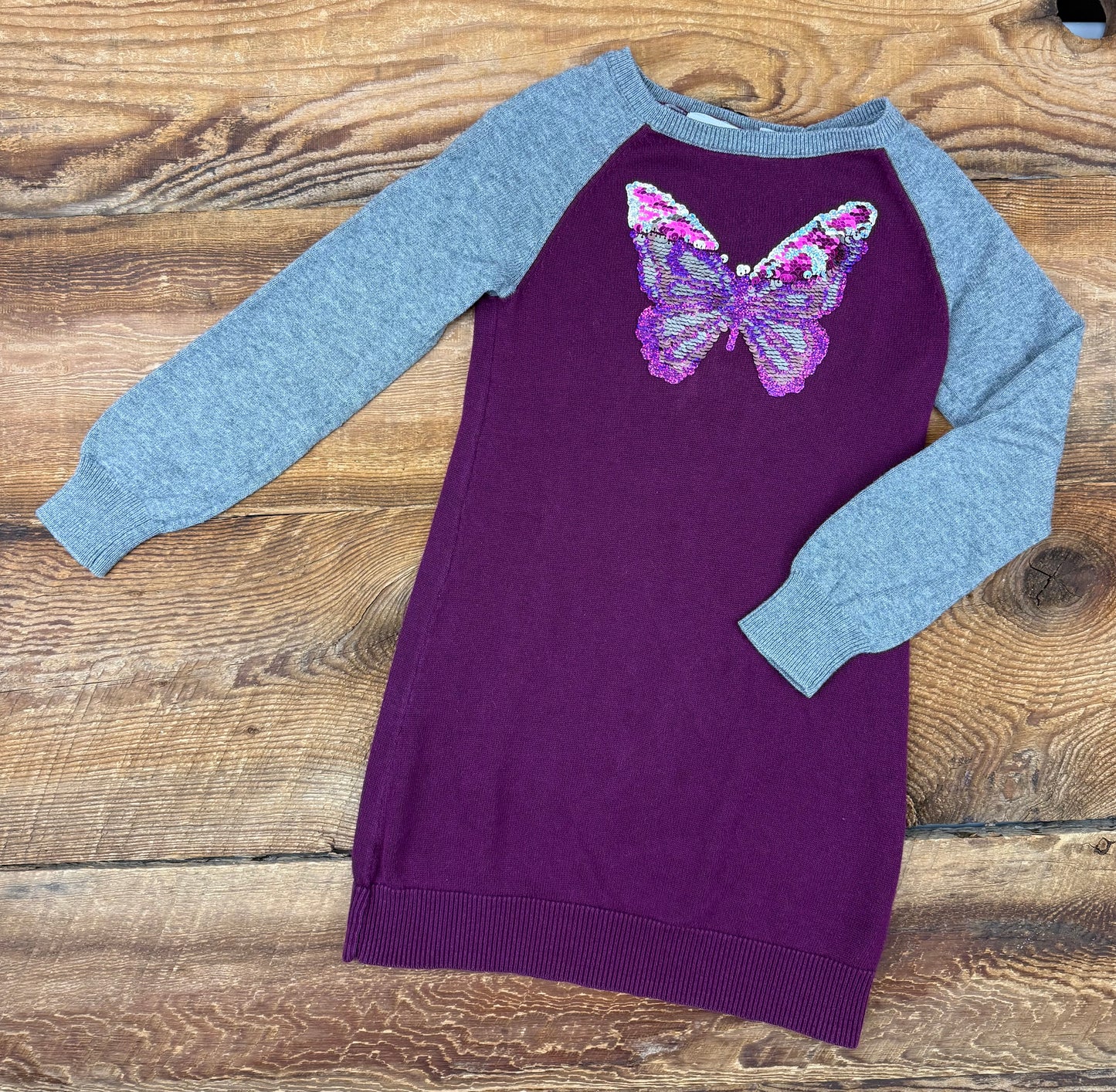 TCP 5/6Y Butterfly Sweater Dress
