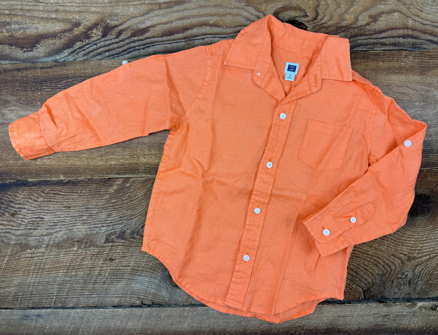 Janie & Jack 3T Linen Shirt