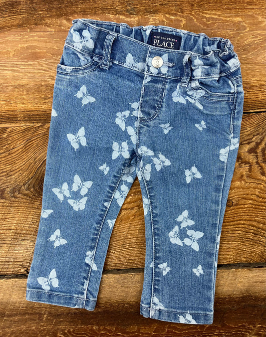 The Children’s Place 12-18M Butterfly Jean