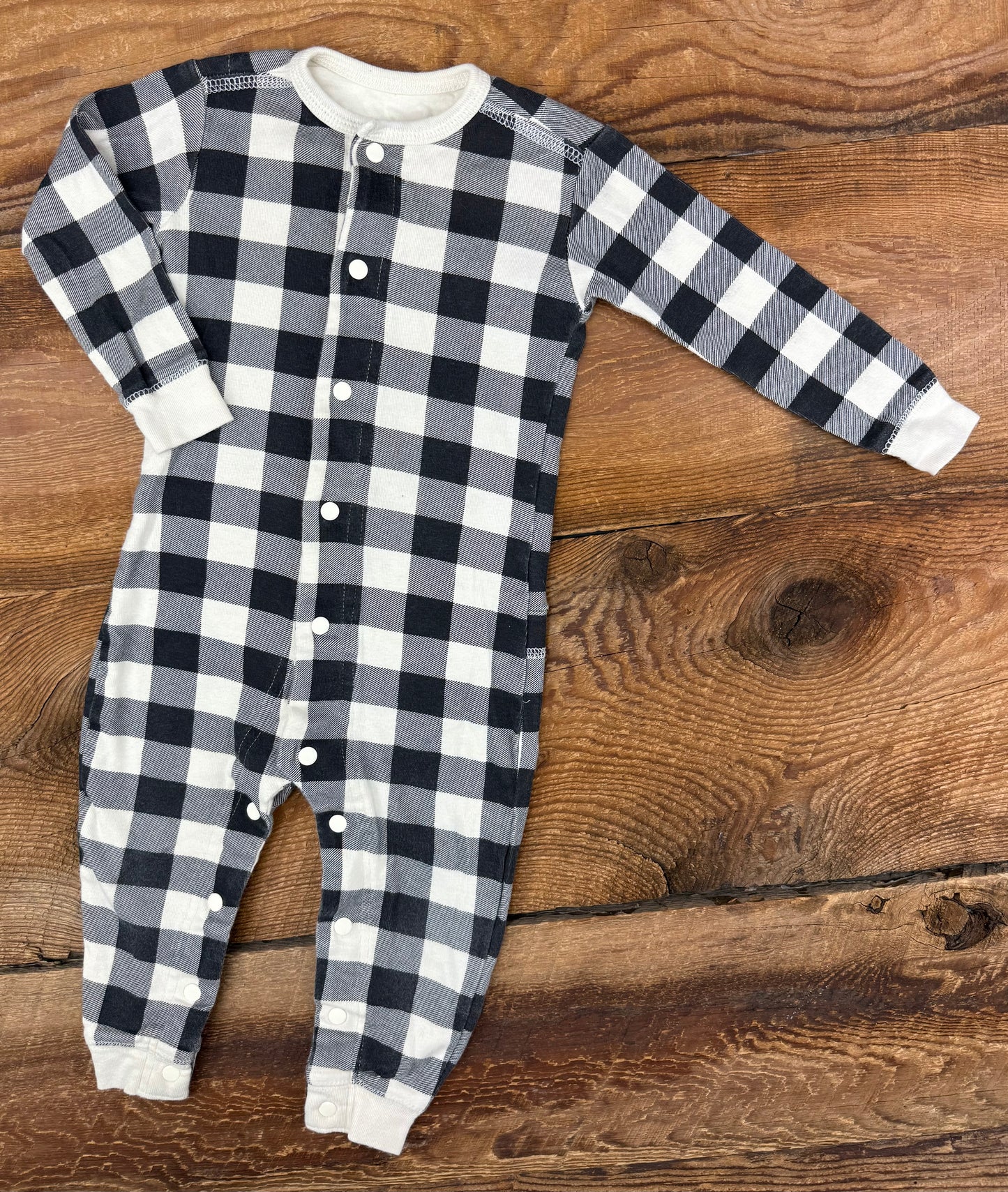 Little Blue House 18-24M Checkered Sleeper