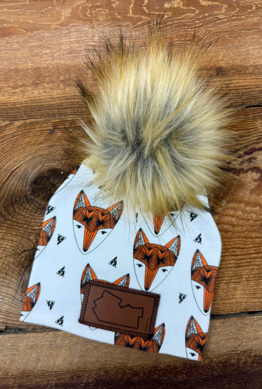 Small Shop Fox Pom Toque