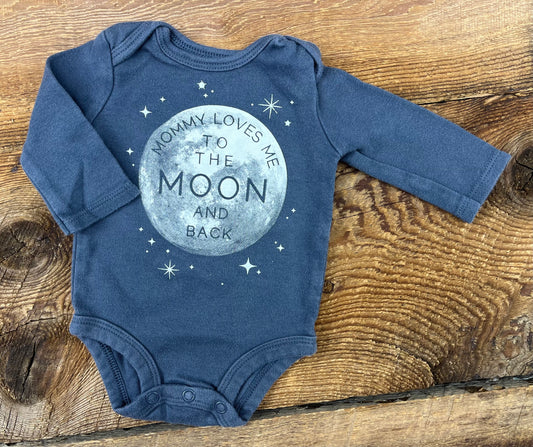 Carter’s NB Love you to the Moon Onesie