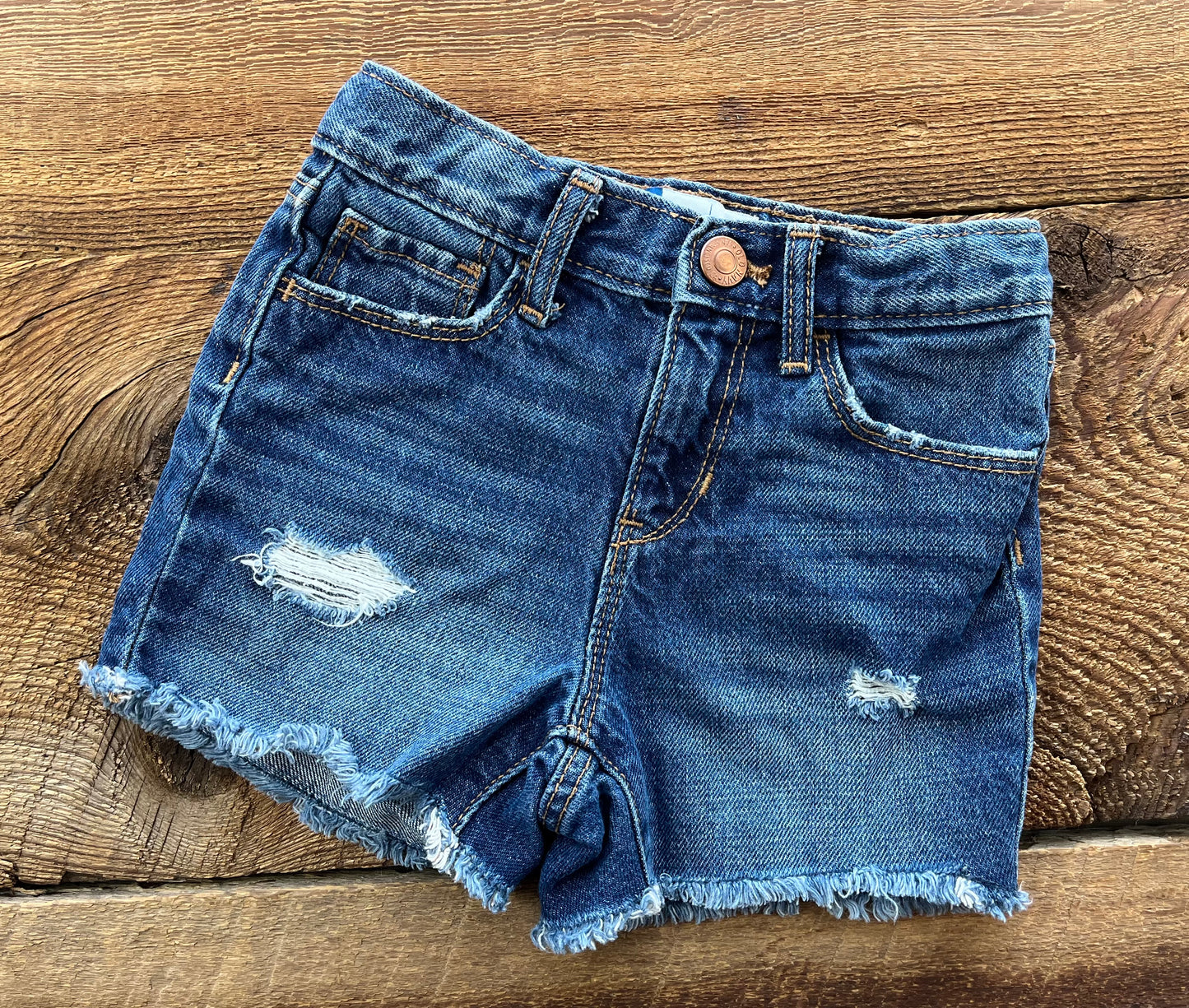 Old Navy 4T Slouchy Straight Jean Short