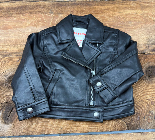 Joe Fresh 6-12M Faux Leather Jacket