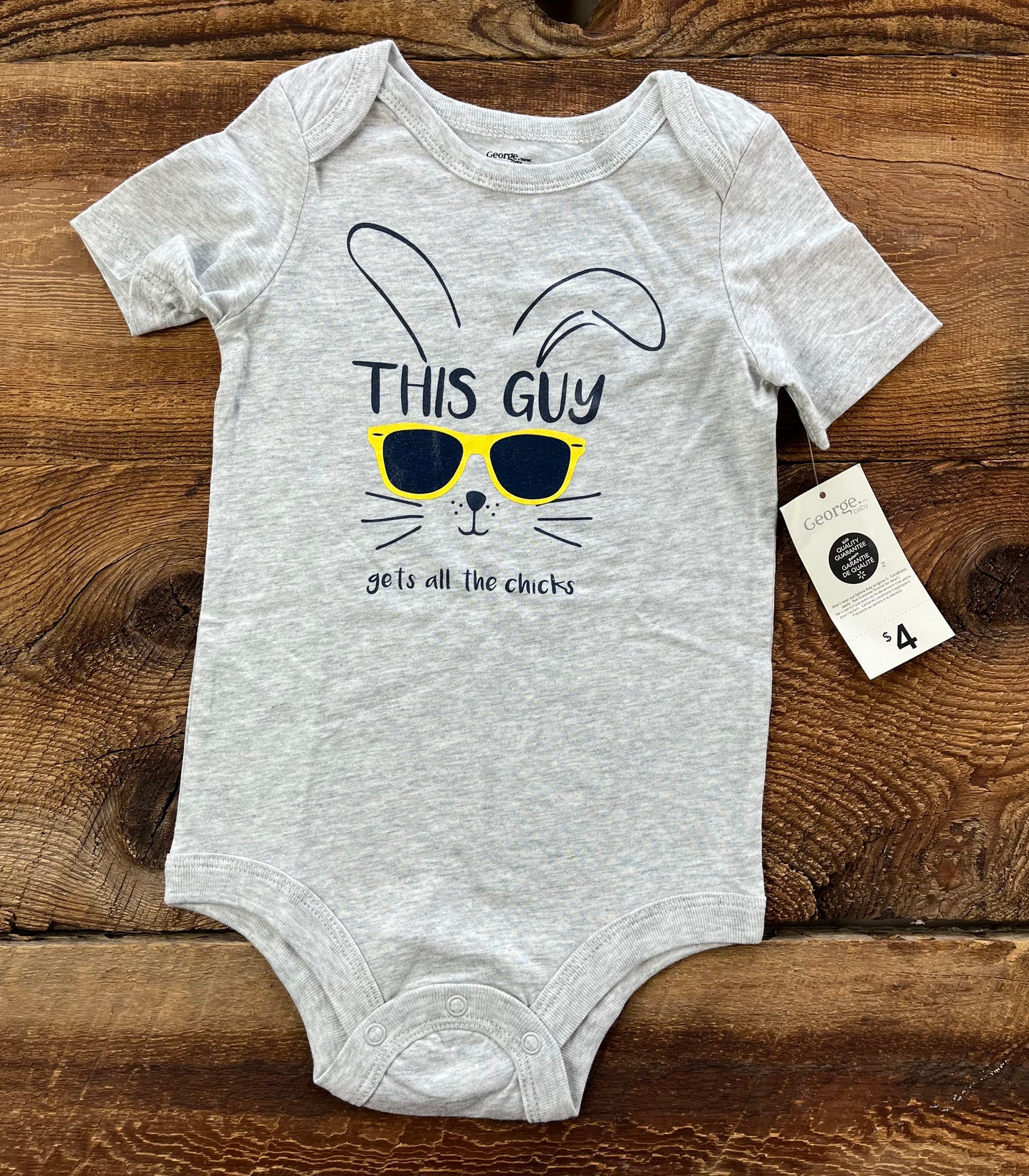 George 18-24M Easter Onesie