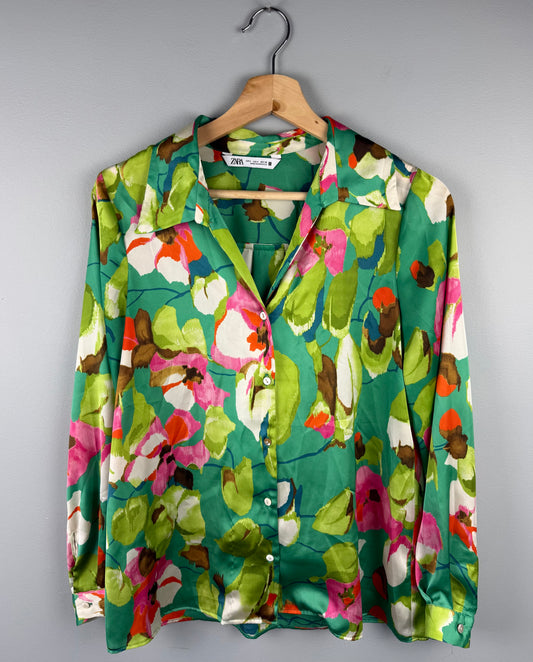 Zara Women’s Small Silk Blouse