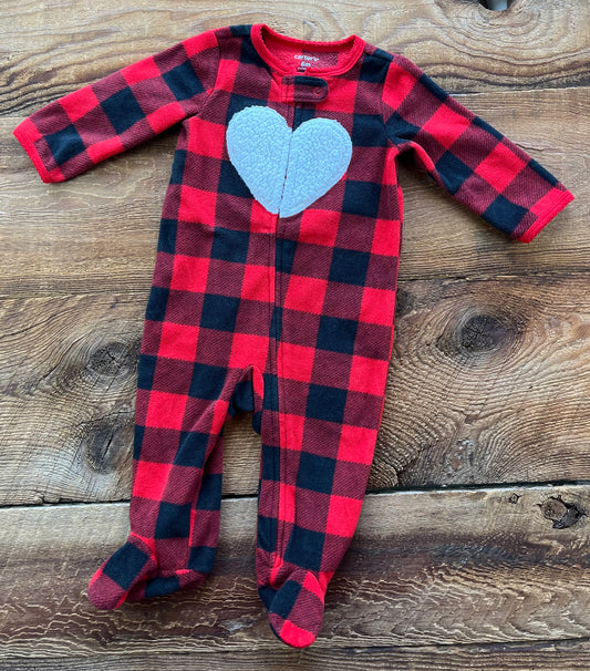 Carter’s 6M Fleece Heart Sleeper