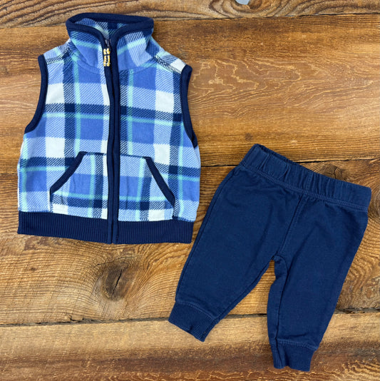 Carter’s 3M Fleece Vest Outfit