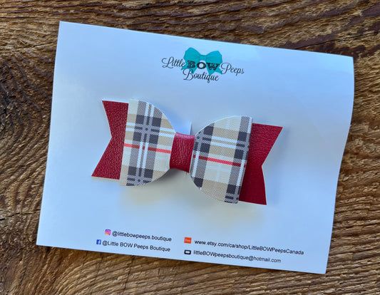 Burberry Plaid Hair Clip