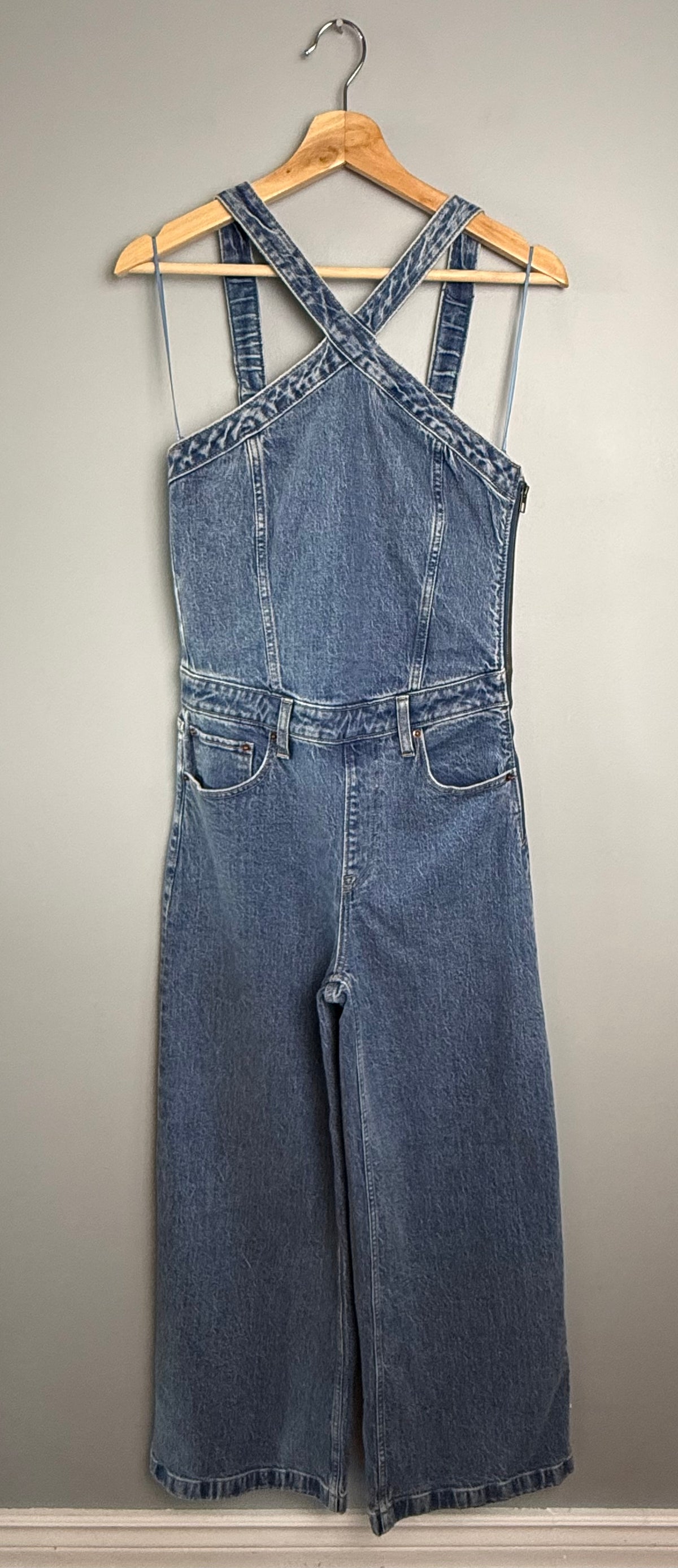 Abercrombie & Fitch Women’s Small Halter Denim Jumper