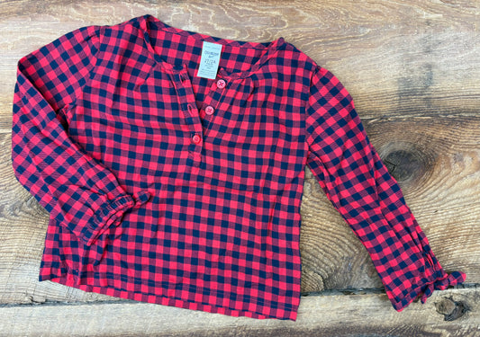 Oshkosh 2T Plaid Shirt
