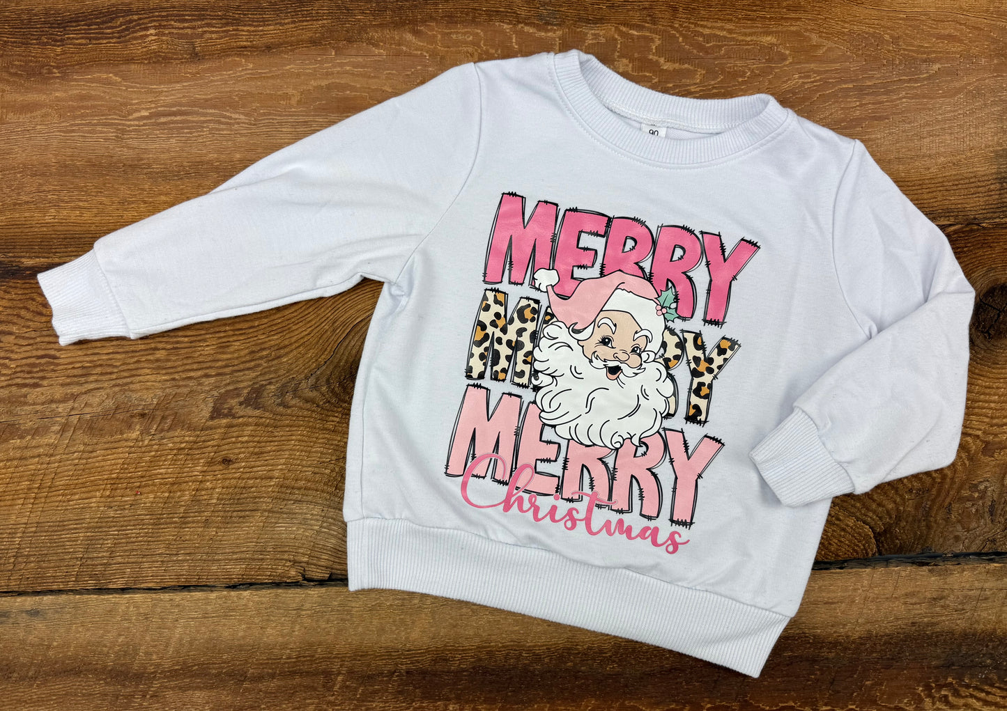 Small Shop 2T Merry Christmas Crewneck