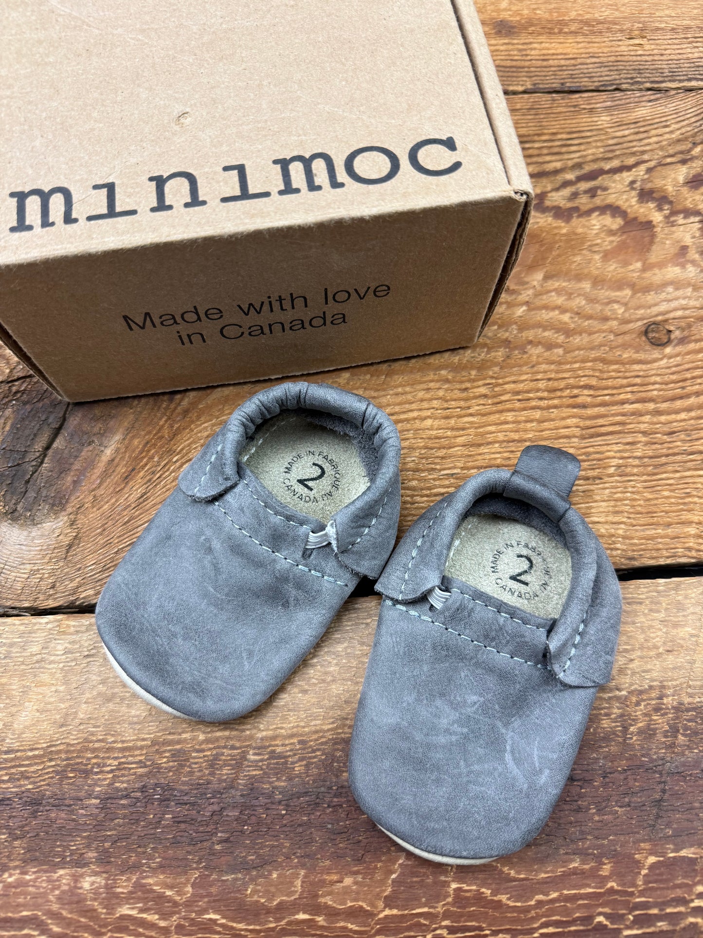 Minimoc 2C Leather Mocs