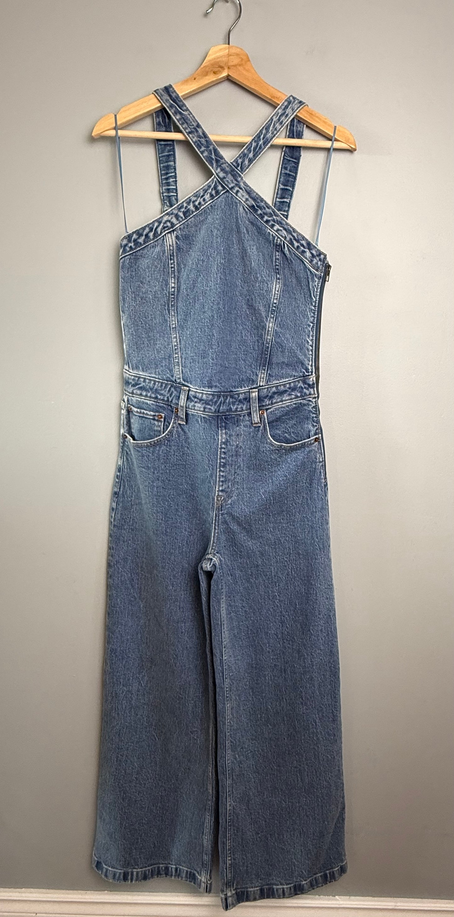 Abercrombie & Fitch Women’s Small Halter Denim Jumper