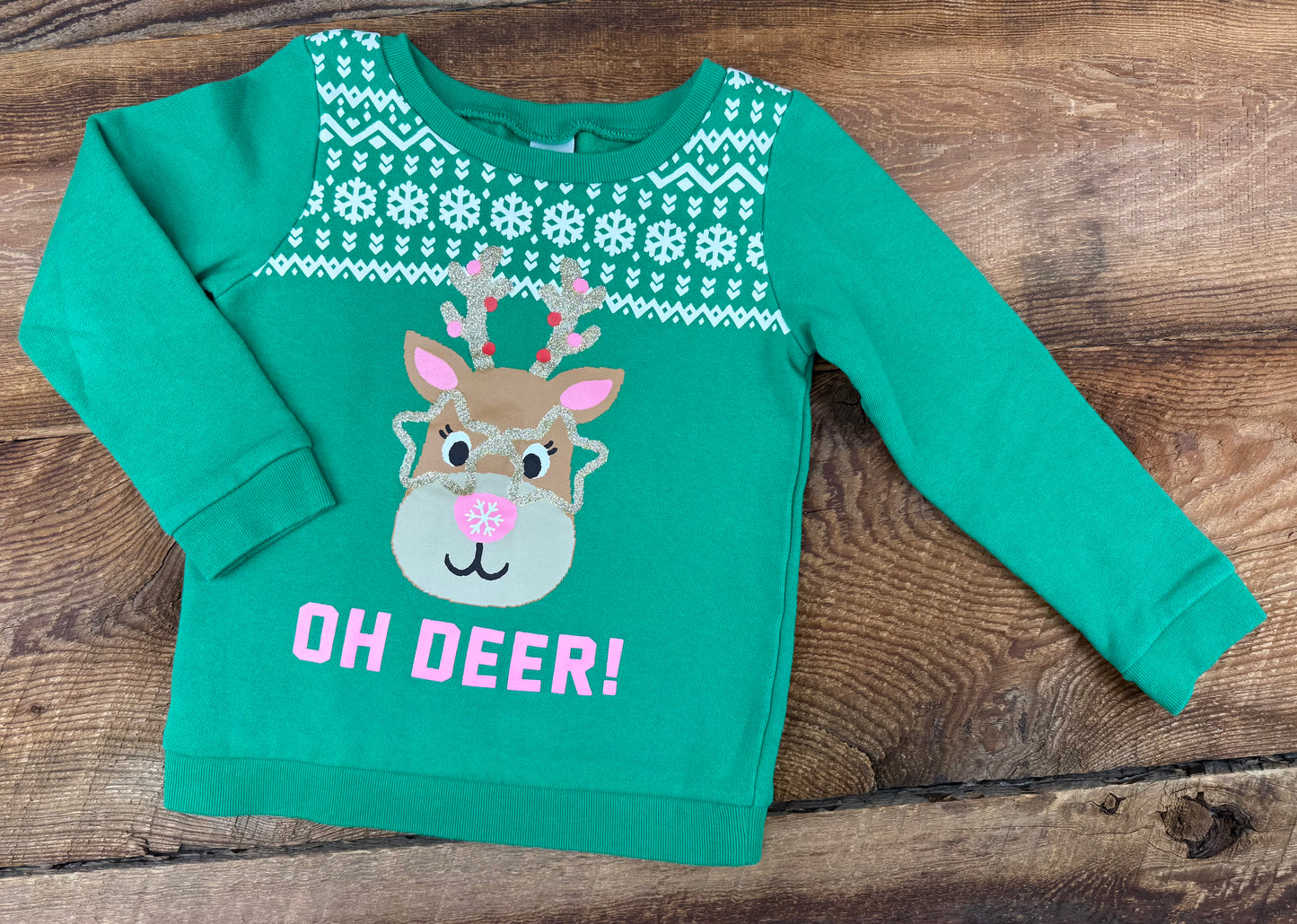 Carter’s 4T Oh Deer Crewneck