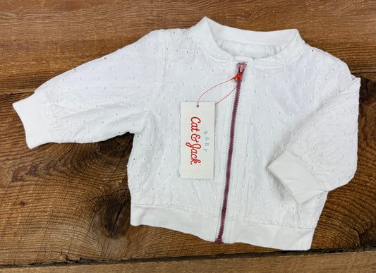 Cat & Jack 0-3M Eyelet Jacket