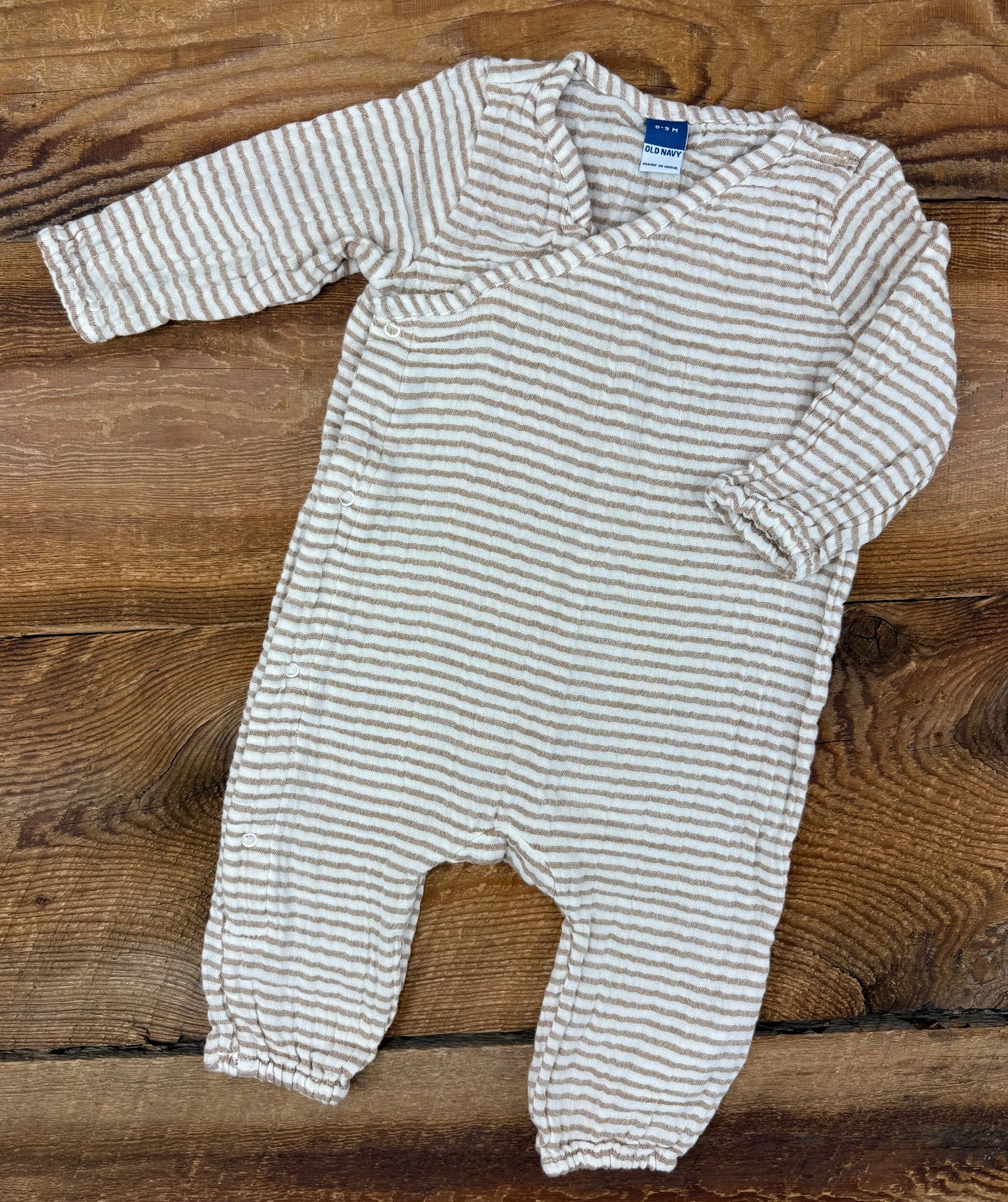 Old Navy 6-9M Muslin Striped Jumper