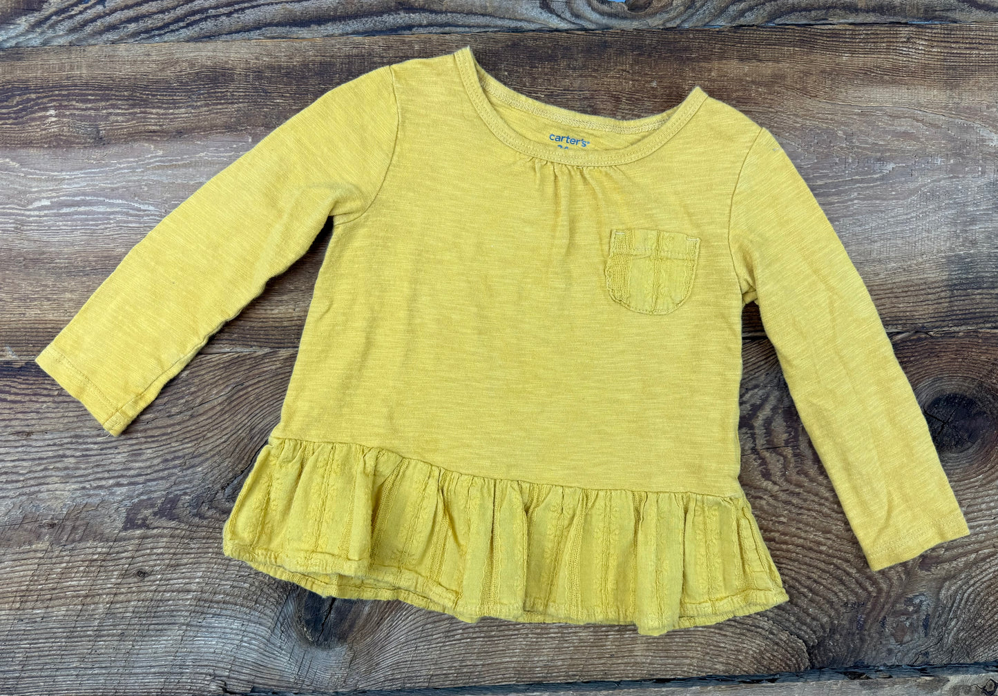 Carter’s 24M Peplum Pocket Shirt