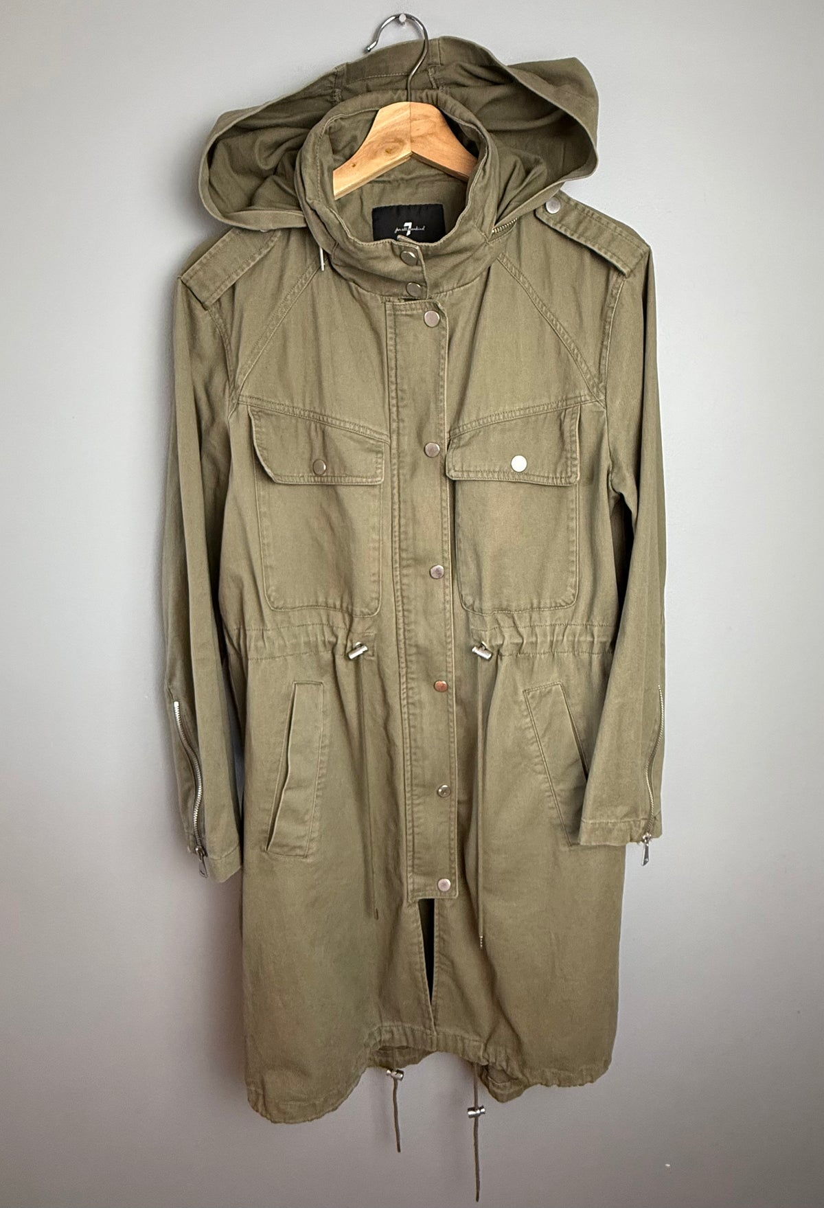 7 for all Mankind Women’s Large Utility Jacket
