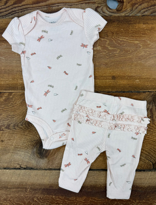 Carter’s 3M Ribbed Dragonfly Outfit