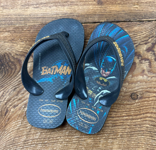 Havaianas 10C Batman Flip Flop Sandal