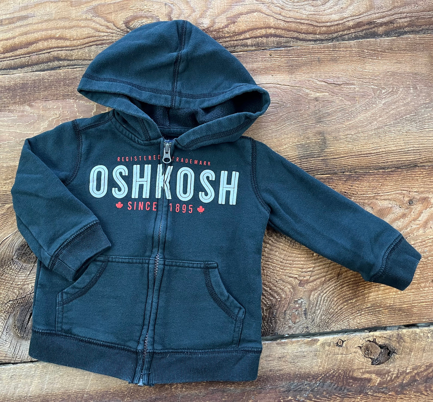 Oshkosh 2T Zip up Hoodie