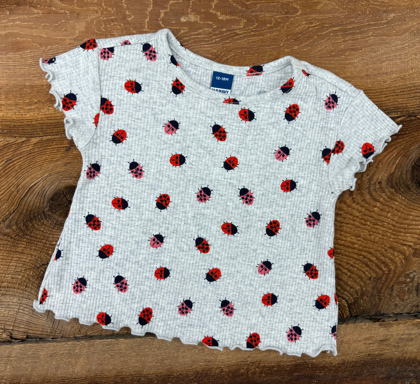 Old Navy 12-18M Ladybug Tee