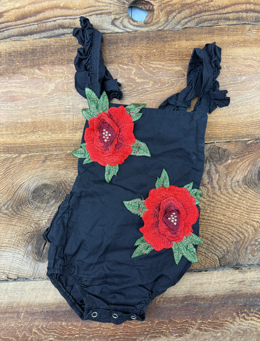2T Rose Romper