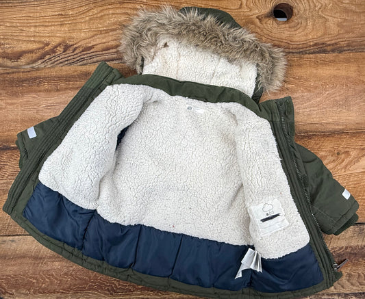 H&M 3T Sherpa Lined Jacket