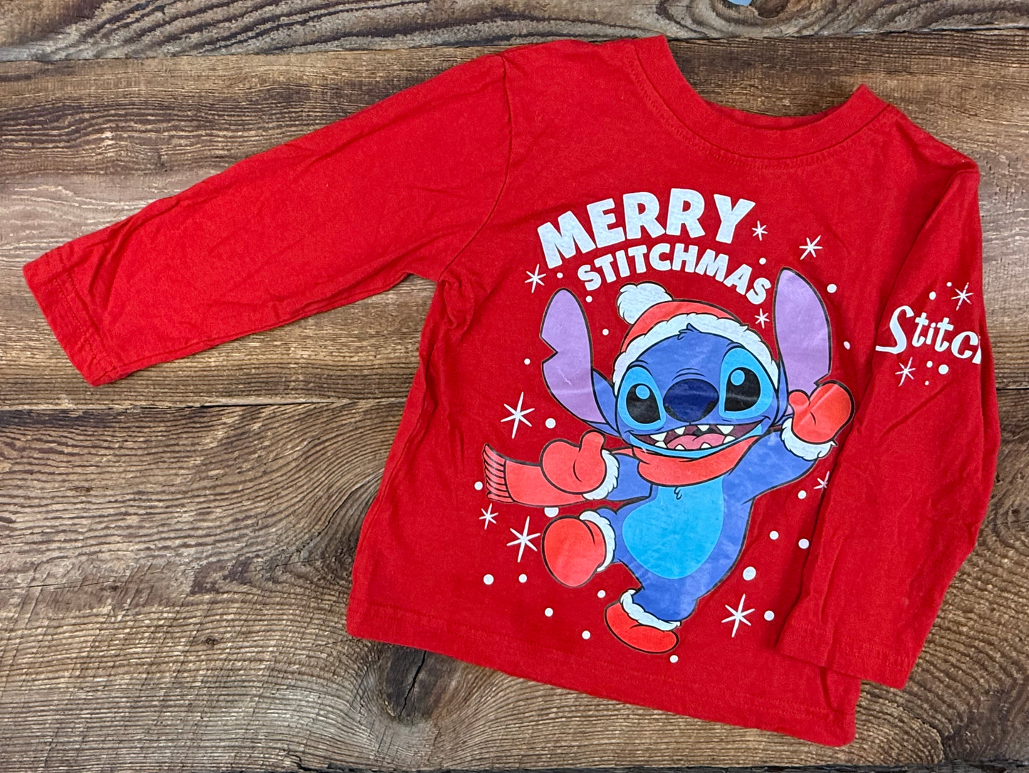 Disney 2T Holiday Stitch Shirt