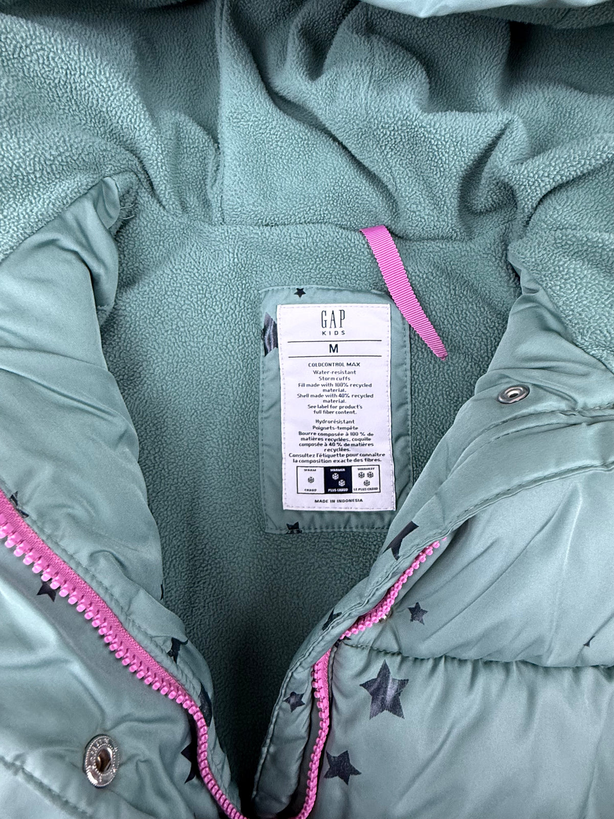 Gap Medium (8) Lined Puffer Jacket