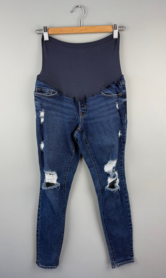 Old Navy Maternity 2 Rockstar Super Skinny Jean