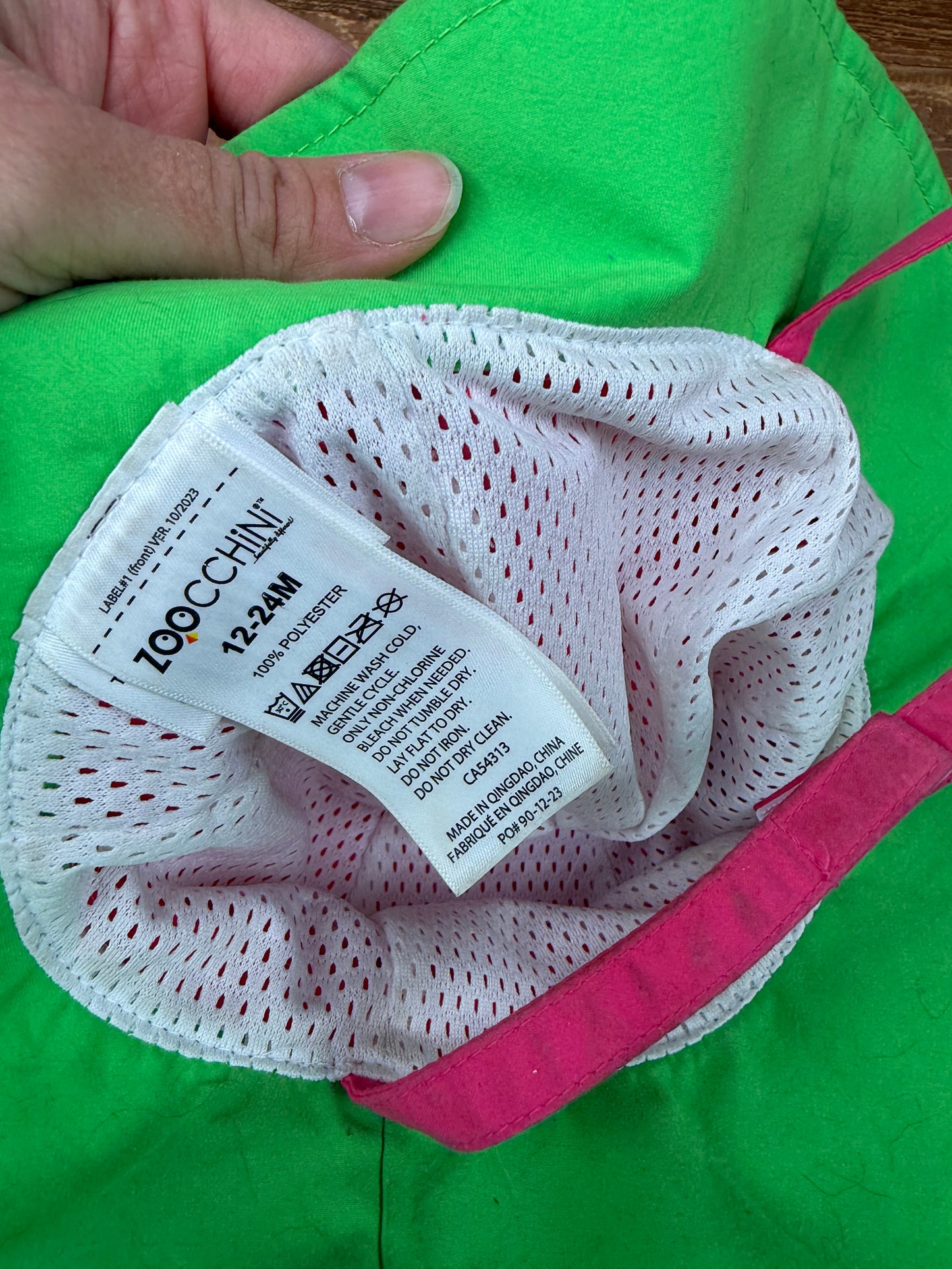 Zoocchini 12-24M Watermelon Hat