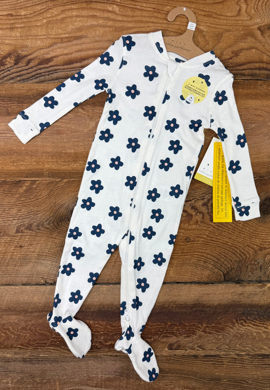 Rise Little Earthling 9-12M Floral Sleeper