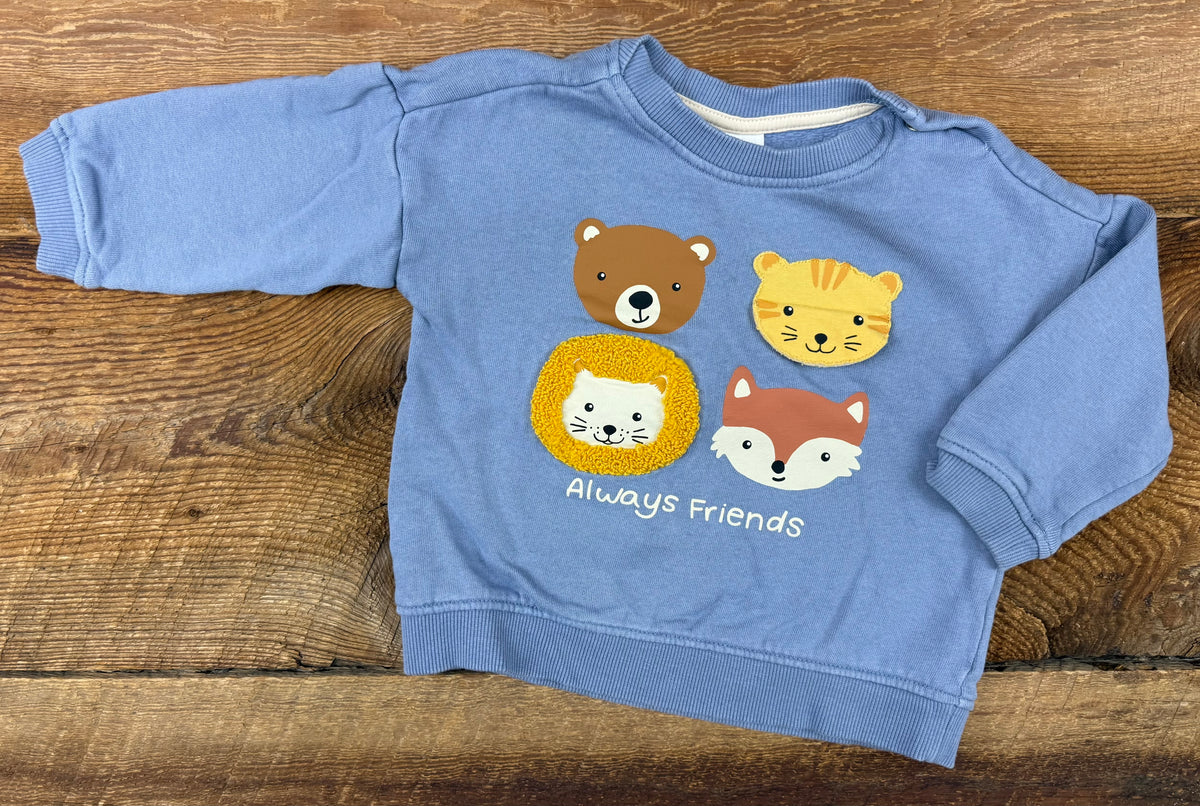 H&M 12M Always Friends Crewneck